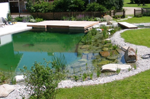 Naturlig swimming pool